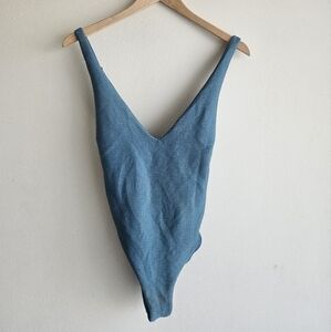 Vitamin A BioRib Alana One Piece Swimsuit In Jade